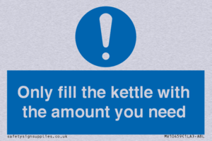 Only fill the kettle with the amount you need